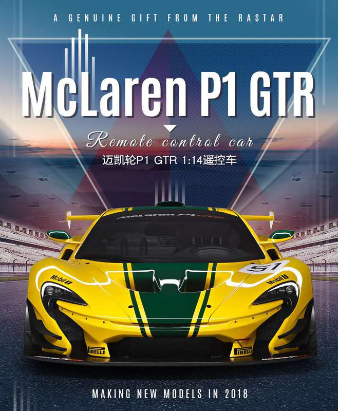RaStar McLaren P1 GTR Official Licensed Remote Control Car
