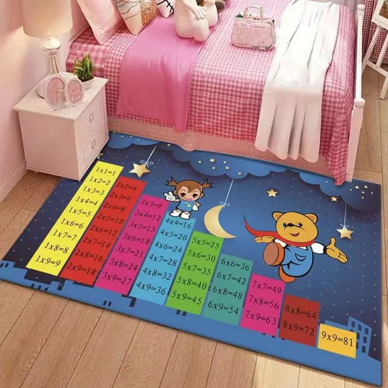 Kids Babies Educational Crawling Mat Pre School Learning