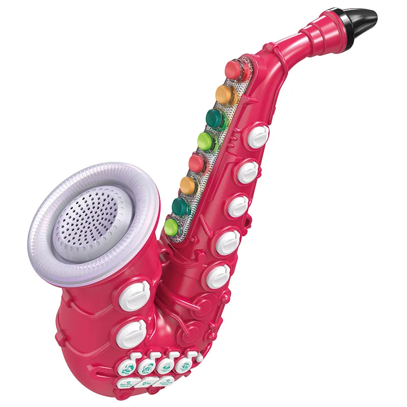 Musical Saxophone Red