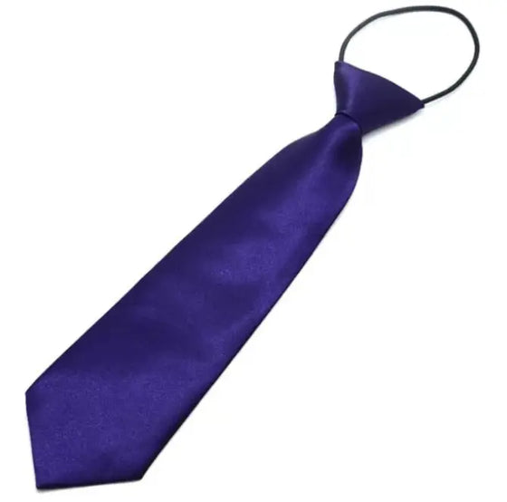 Kids Boy Gentleman Tie Purple