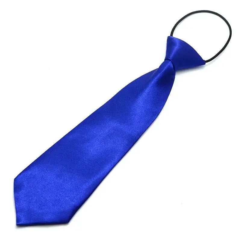 Kids Boy Gentleman Tie Electric Blue