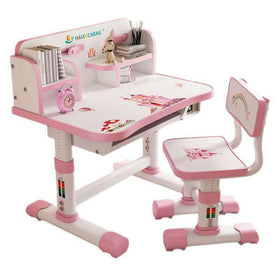 Kids Children Study Table Chair 3-10 Years Pink