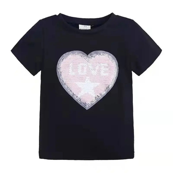 Girl T Shirt Heart Love