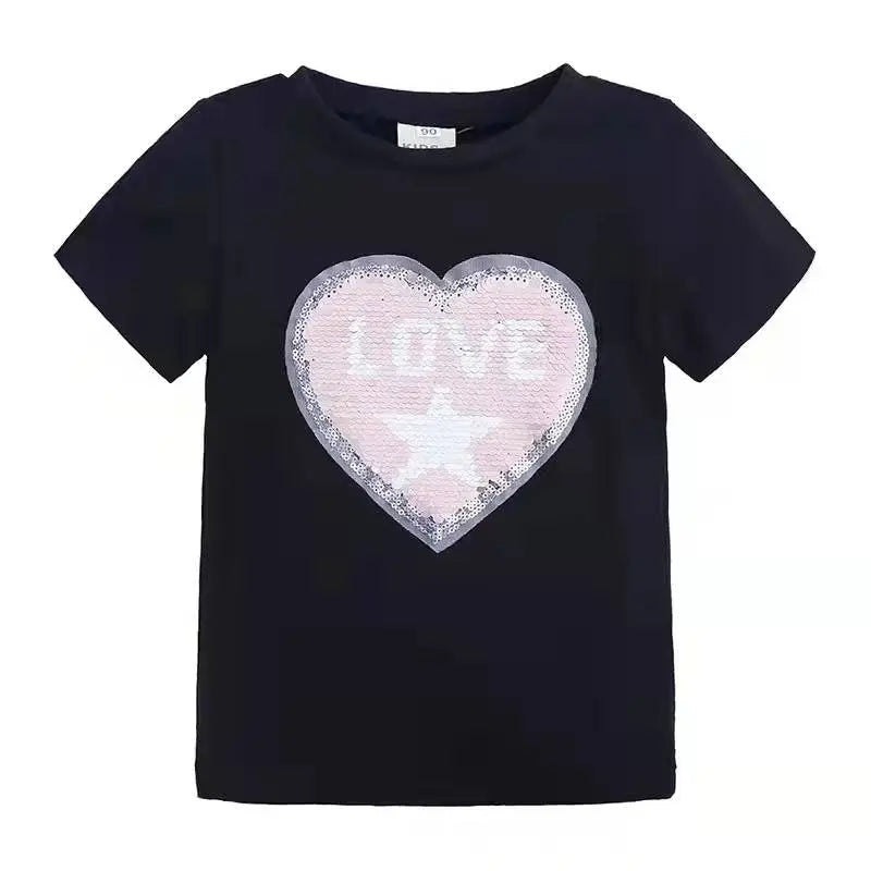 Girl T Shirt Heart Love