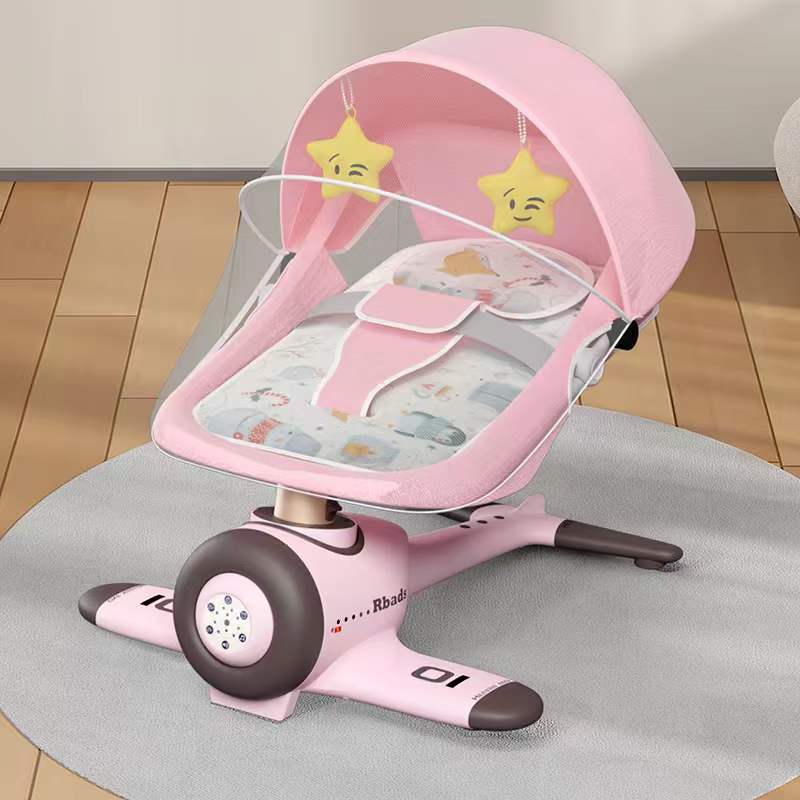 Automatic Baby Swing Pink