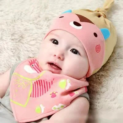 Imported Cap and Bib Set Bear