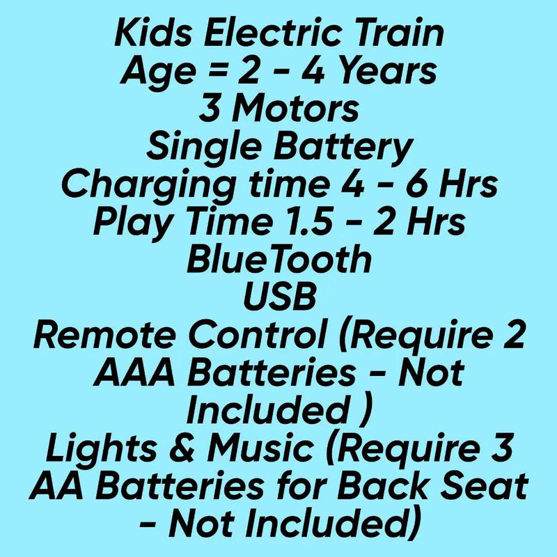 Kids Electric Train