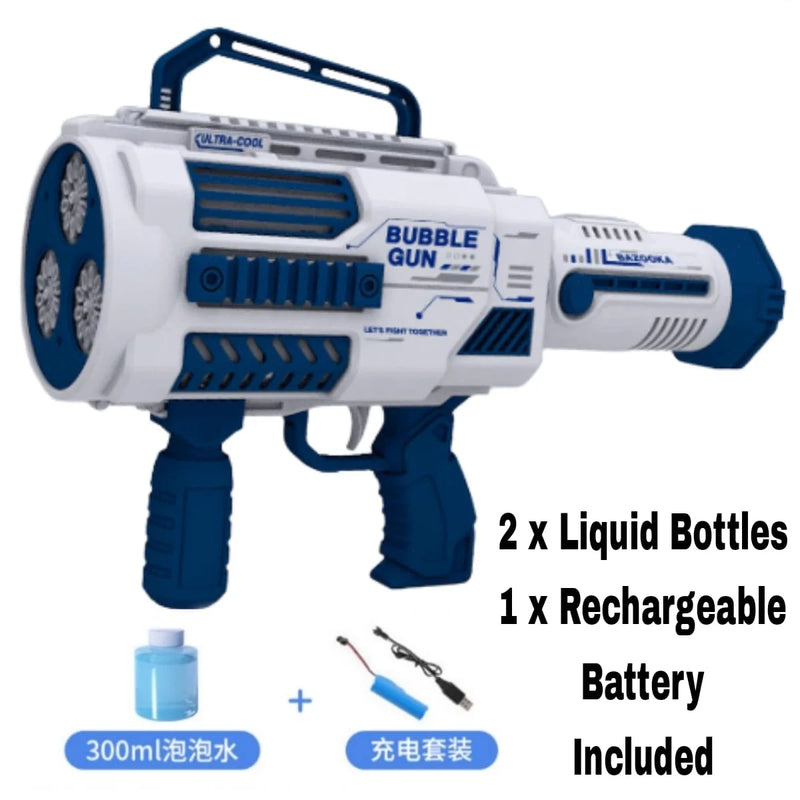 Automatic Bubble Gun Blue Bazuka