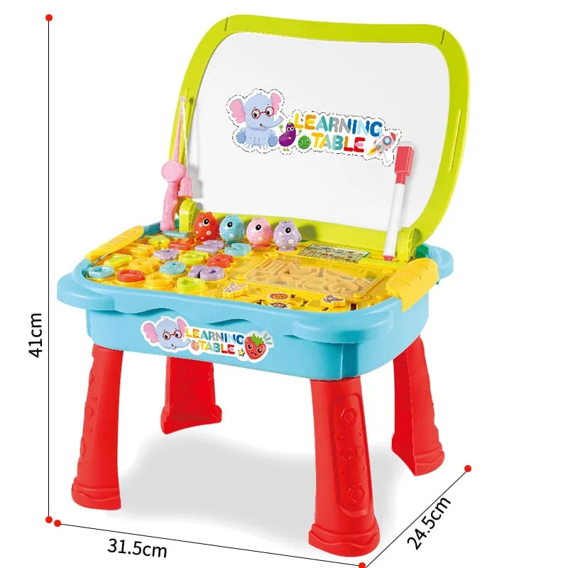 Multifunctional Early Education Game Table Children Drawing Writing Board Toy