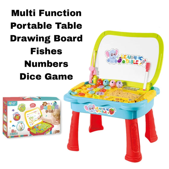 Multifunctional Early Education Game Table Children Drawing Writing Board Toy