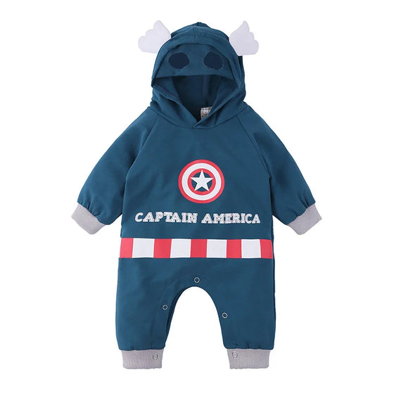 Captain America Romper Cotton