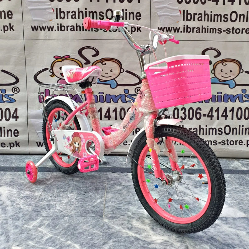 Kids Bicycle Pink 16″ Age 3-8 Years