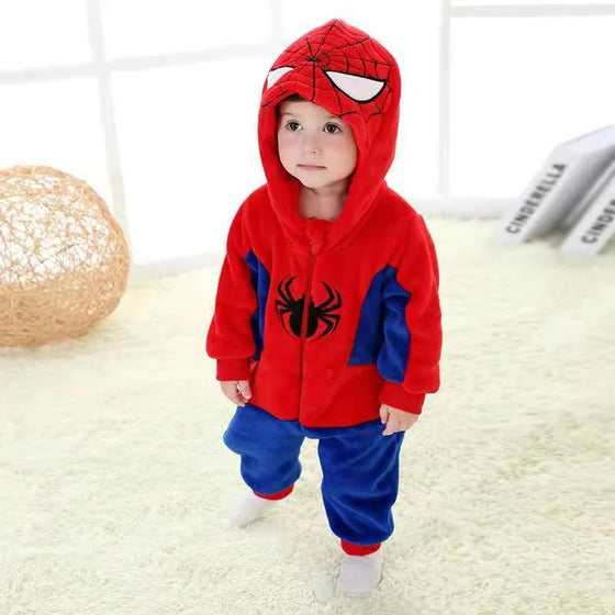 Spiderman Winter Romper Jumpsuit